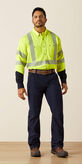FR Hi-Vis Air Inherent Classic Fit Work Shirt Full
